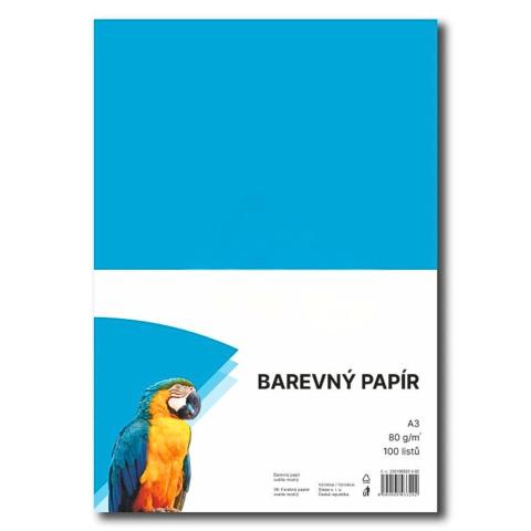 Papír barevný Color A3/80 světle modrý 100ks